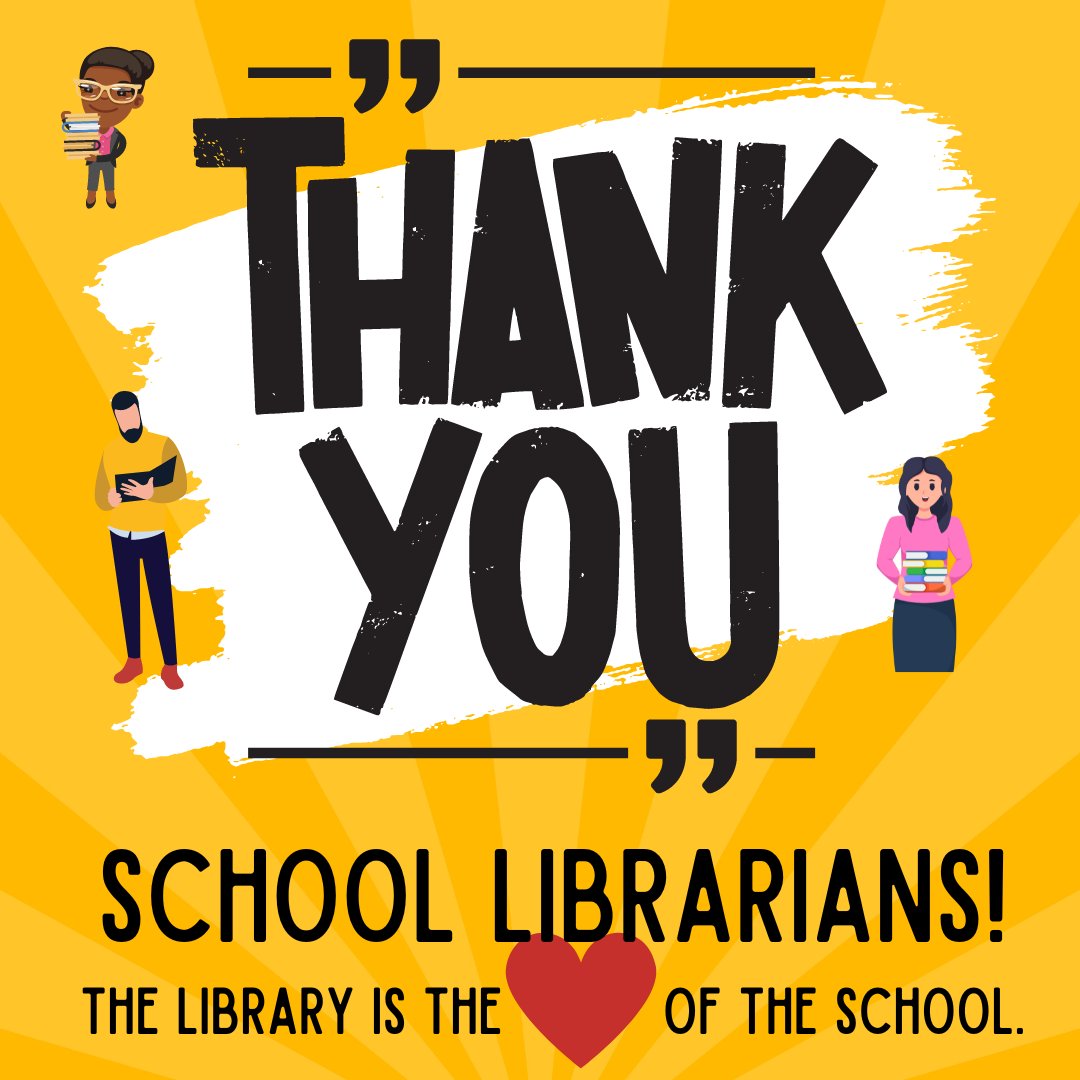 THANK YOU! #NationalSchoolLibrarianDay
