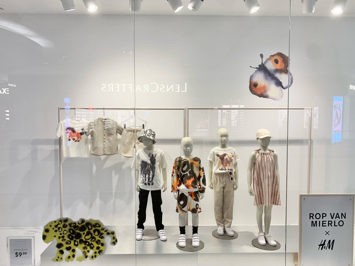 H&M Kids has launched its new collection with illustrator Rop van Mierlo at La Palmera! His iconic wet-on-wet painting technique plays outside the lines, spilling over from art into his collaboration with fashion. 🐆🦋🐴🤠 #ropvanmierloxhm @hm