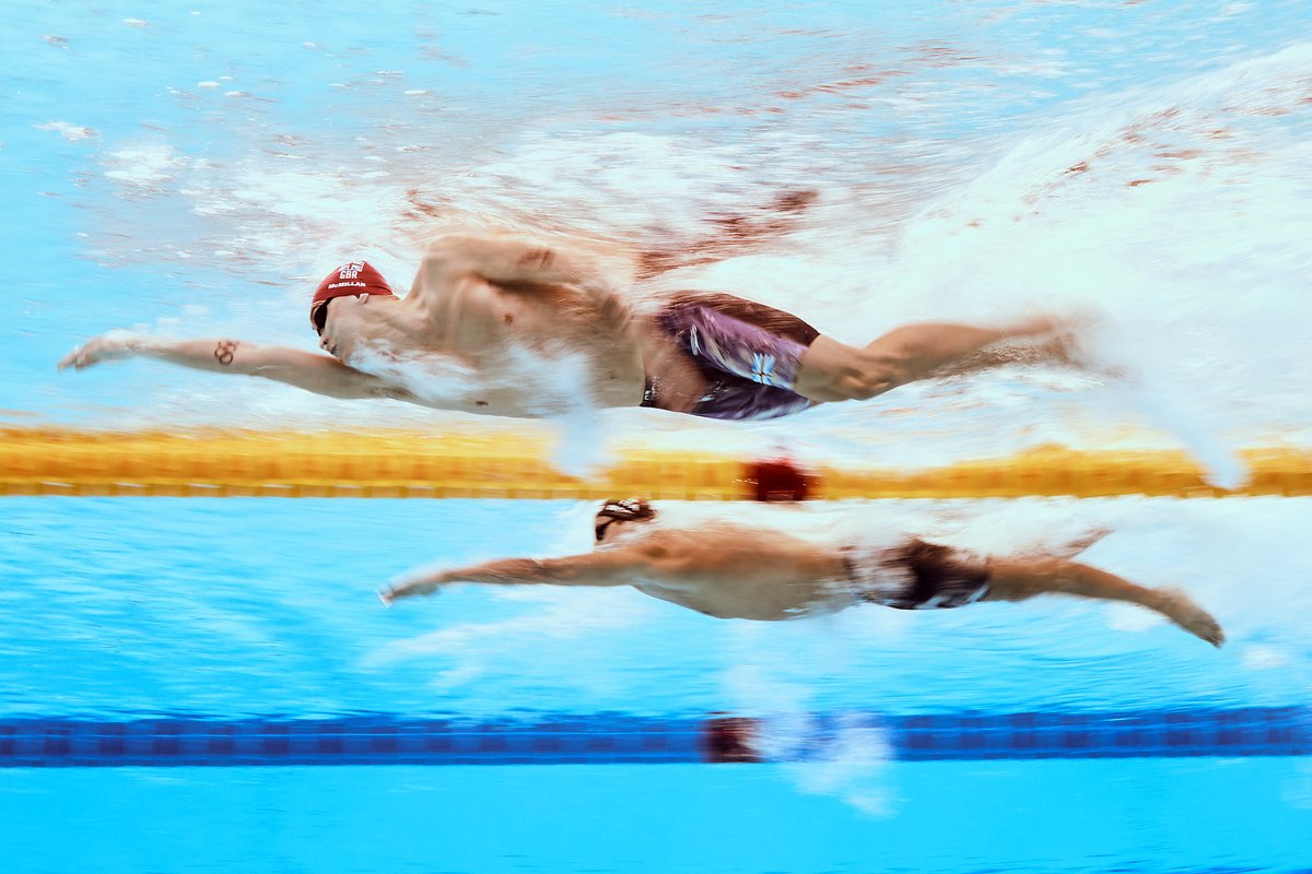 Richards powers into the 100m Free final ⚡ Matt qualifies fastest into tonight's final and posts a time (48.01) under the nomination standard. A fantastic PB of 48.93 for Dan Jones sees him take a middle lane in the B Final. 👏 📄Results: results.swimming.org/swimming/resul…