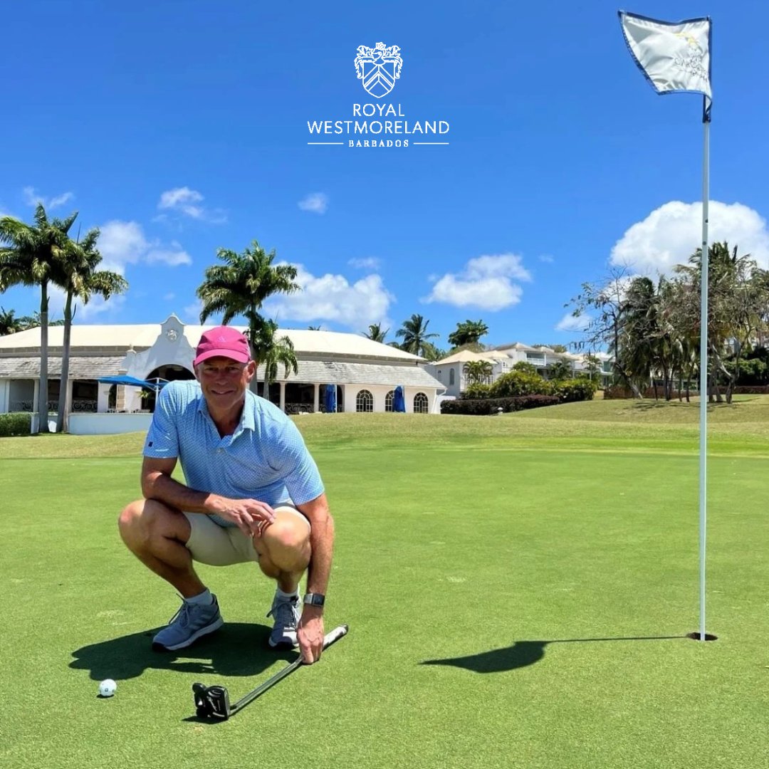 Back for another dose of all things Royal Westmoreland, Phil Spencer's keen to re-test his abilities on our 18-hole course, pictured here outside the Clubhouse ⛳

#LivingRoyal
