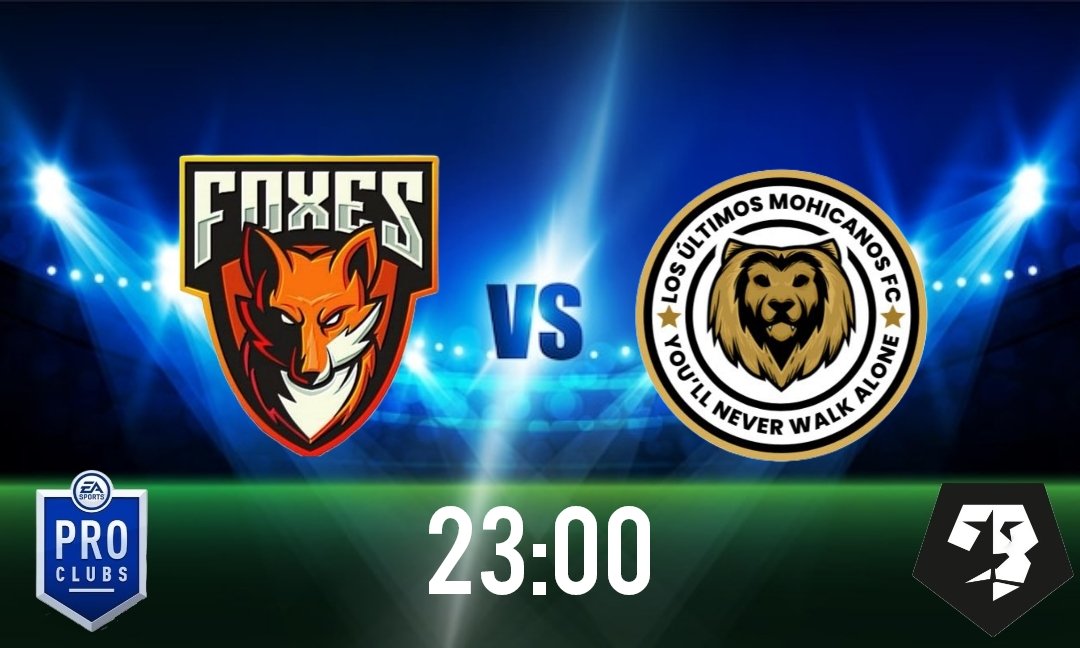 🦊Hoy jugamos la 3° jornada de Liga en el grupo A de tercera división <a href="/VFOspain/">VFO España</a>                 ⏰23:00
🦊🆚 @TreseUnitedFC
▶️Síguenos en nuestro canal de Twitch a partir de las 22:00 h 📺twitch.tv/foxesesports