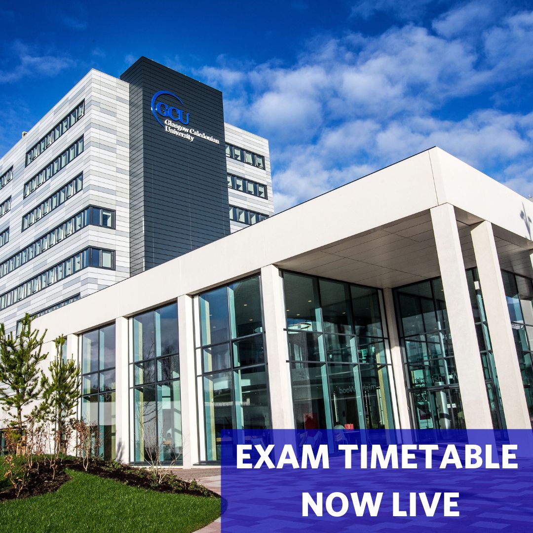 The Tri B exam diet will run from Monday 29 April to Wednesday 15 May and the timetable is now live❗️ The timetable indicates if the exam is to take place on campus or online🤩 Online exams will be delivered via GCU Learn💻 Access the exam timetable 👉 bit.ly/40ZmswD