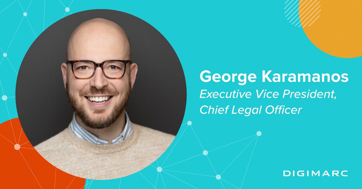 We are thrilled to announce that George Karamanos, seasoned deal strategy and operations leader, has joined Digimarc’s leadership team as Chief Legal Officer (CLO). Read the full release here: digimarc.com/press-releases… #leadership #legal #CLO #growth #news #digitalwatermarks