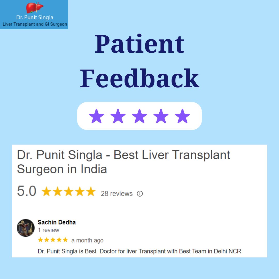 Patient Feedback😊

For More Details:-

Visit our website:-

livertransplantsurgeon.co.in

Contact:- +91-9650907765

#punitsingla #livertransplantsurgeon #livertransplantpatient #patientsucessstory #patientfeedback #happypatient #patientlife #livertransplantsurvivor #patientstory