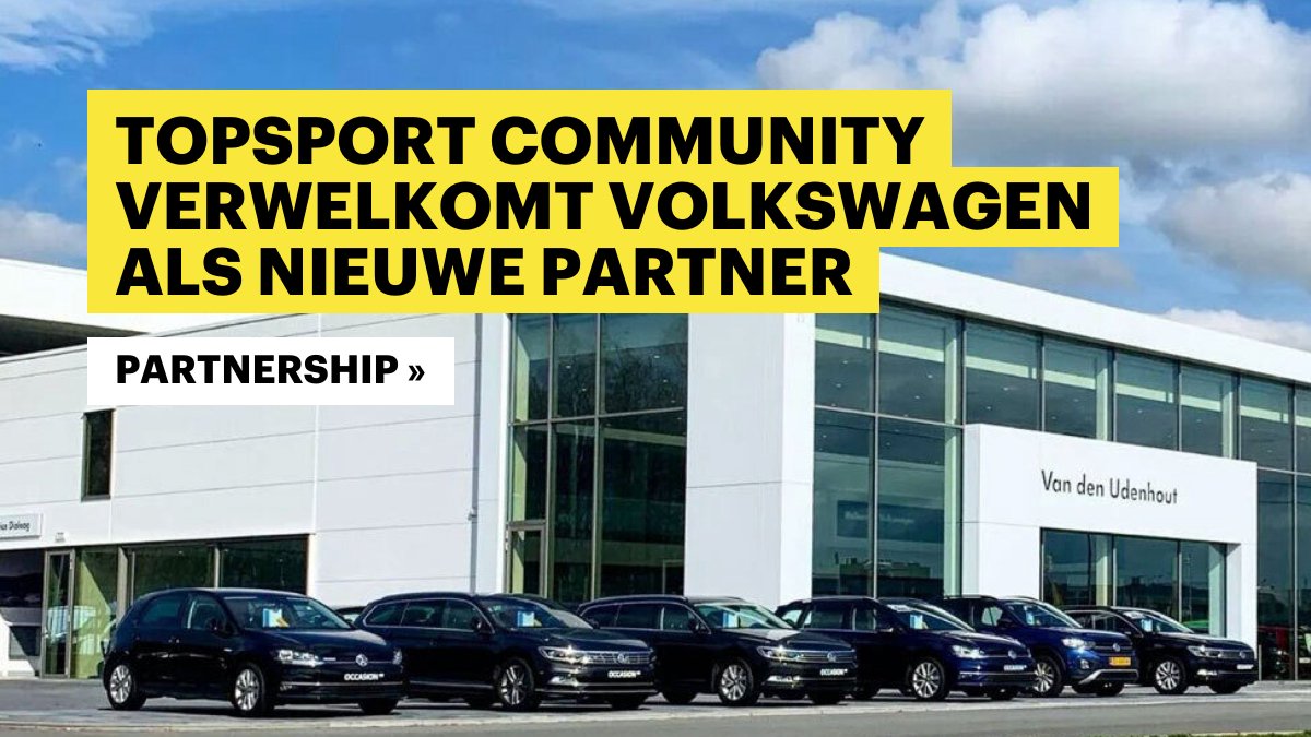 Wij zijn verheugd om Volkswagen te verwelkomen als nieuwe partner van de Topsport Community. Daarmee spreken ze hun vertrouwen uit in onze missie en visie om mensen verder te brengen en zetten ze een nieuwe stap in onze vertrouwde vriendschap 🙌🏼 

🔗 topsportcommunity.nl/topsport-commu…