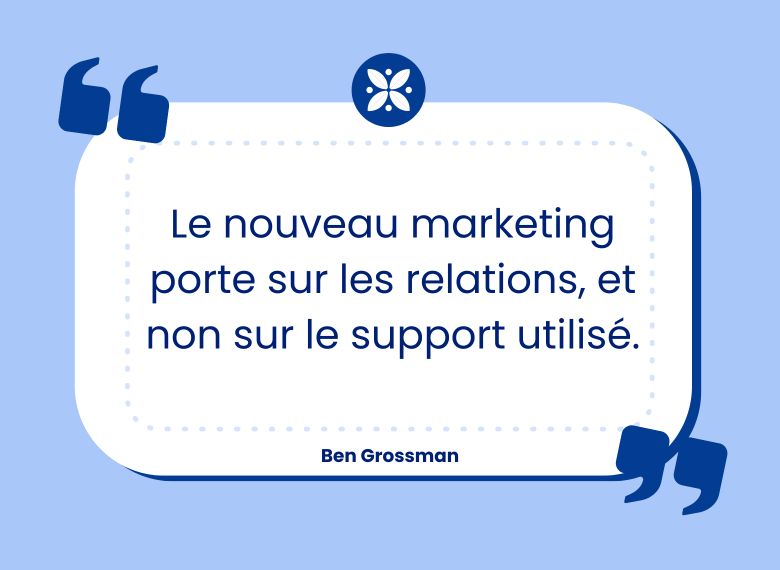 🌟 𝗔𝘂 𝗰œ𝘂𝗿 𝗱𝘂 𝗺𝗮𝗿𝗸𝗲𝘁𝗶𝗻𝗴 𝗺𝗼𝗱𝗲𝗿𝗻𝗲 : 𝗟𝗲𝘀 𝗿𝗲𝗹𝗮𝘁𝗶𝗼𝗻𝘀 𝗮𝘃𝗮𝗻𝘁 𝘁𝗼𝘂𝘁 ! 🌟

L’authenticité et la pertinence des relations que nous entretenons avec notre audience sont les véritables moteurs d'une stratégie réussie. 🚀💖