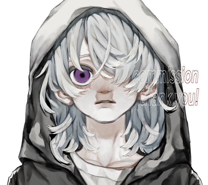 「purple eyes white hair」 illustration images(Latest)｜21pages