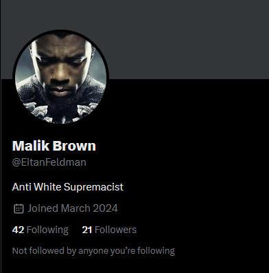 neobodyNull's tweet photo. @BIPOCracism @EitanFeldman ANTI WHITE SUPREMACIST

Do you realize what it's all about?
They want us dead. https://t.co/lU2YSfOphF