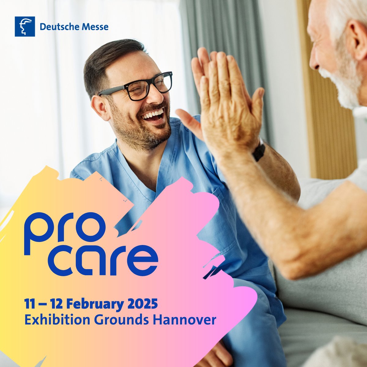 We are launching a new event! 📣 Pro Care is the name of our new trade fair format for the future of care. It covers all areas of care, including inpatient, intensive, outpatient and home care. More information 👉 pro-care-hannover.de/en/