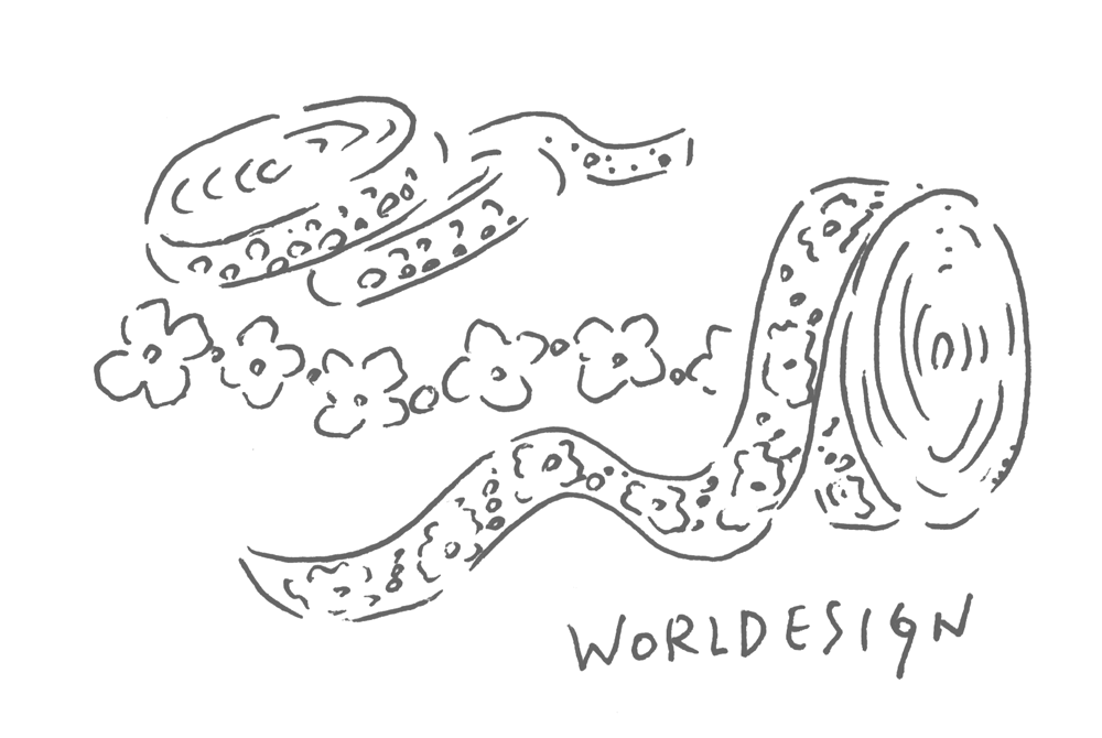 monomachi2026's tweet photo. 本日の最後はWORLDESIGN。ワールドデザインではなくワールデザインですよ皆さん。インド刺繍を施したリボンやフランス・ドイツのチロリアンテープなど手芸用資材の卸売兼小売店。メインのインド刺繍リボンはインドの民族衣装サリーの裾の装飾に使わているあのリボン。#モノマチ2024 #WORLDESIGN https://t.co/3V4ZCmh1fU