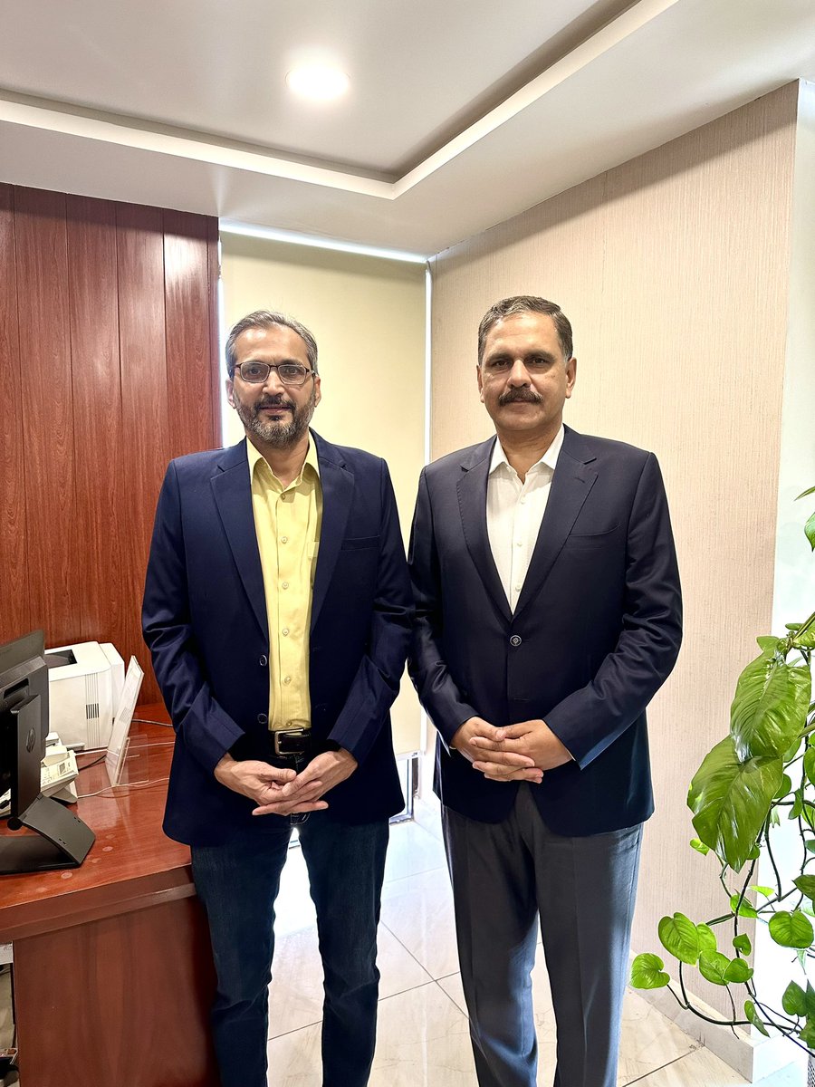 I congratulated Maj.General Abid Latif Khan (R) President Asian Institute of Ecocivilization R&D, for joining Army Welfare Trust as Executive Director Industry, Trade and Farms