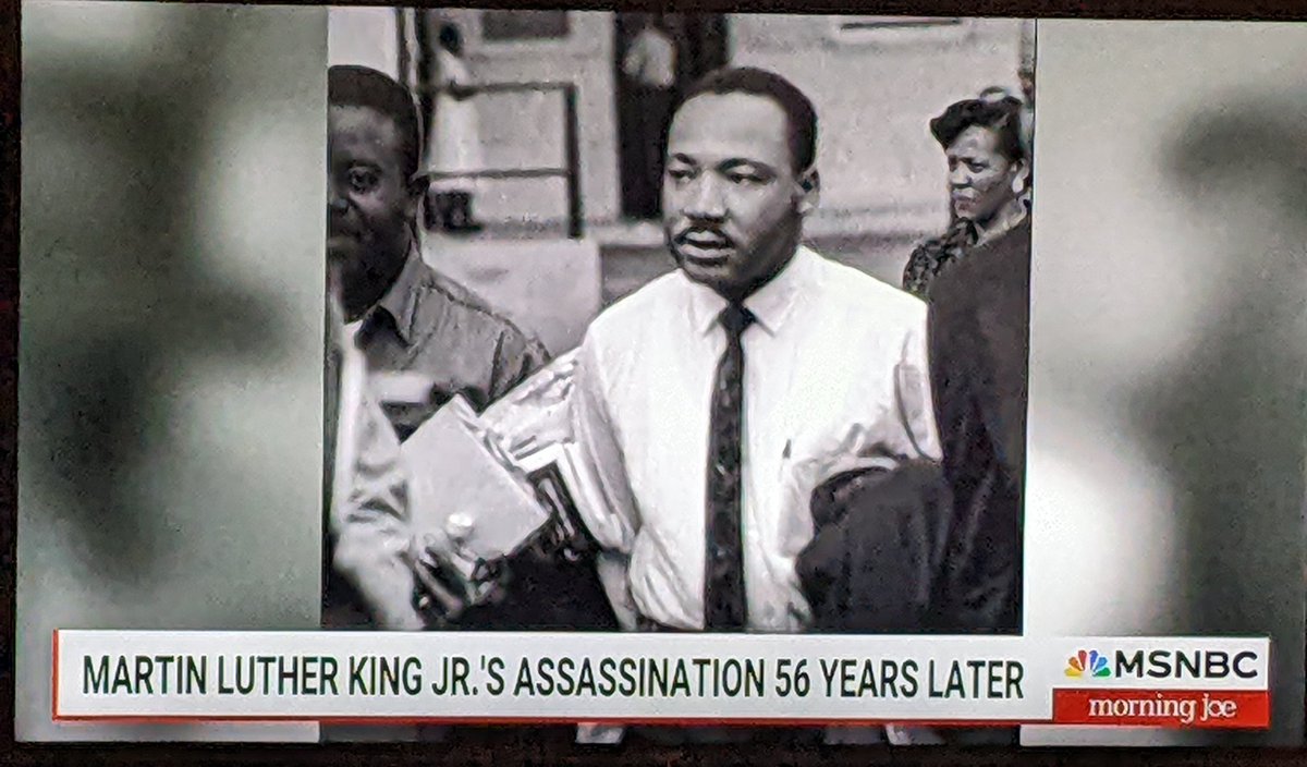 In #remembrance of a Titan of Justice #MartinLutherKingJr

56 years ago today Martin Luther King Jr was assassinated by a white supremacist.
Now in 2024 Trump glorifies racist and calls them to his defense to overthrow America

#TrumpIsAWhiteSupremacist
#TrumpIsUnfitToBePresident