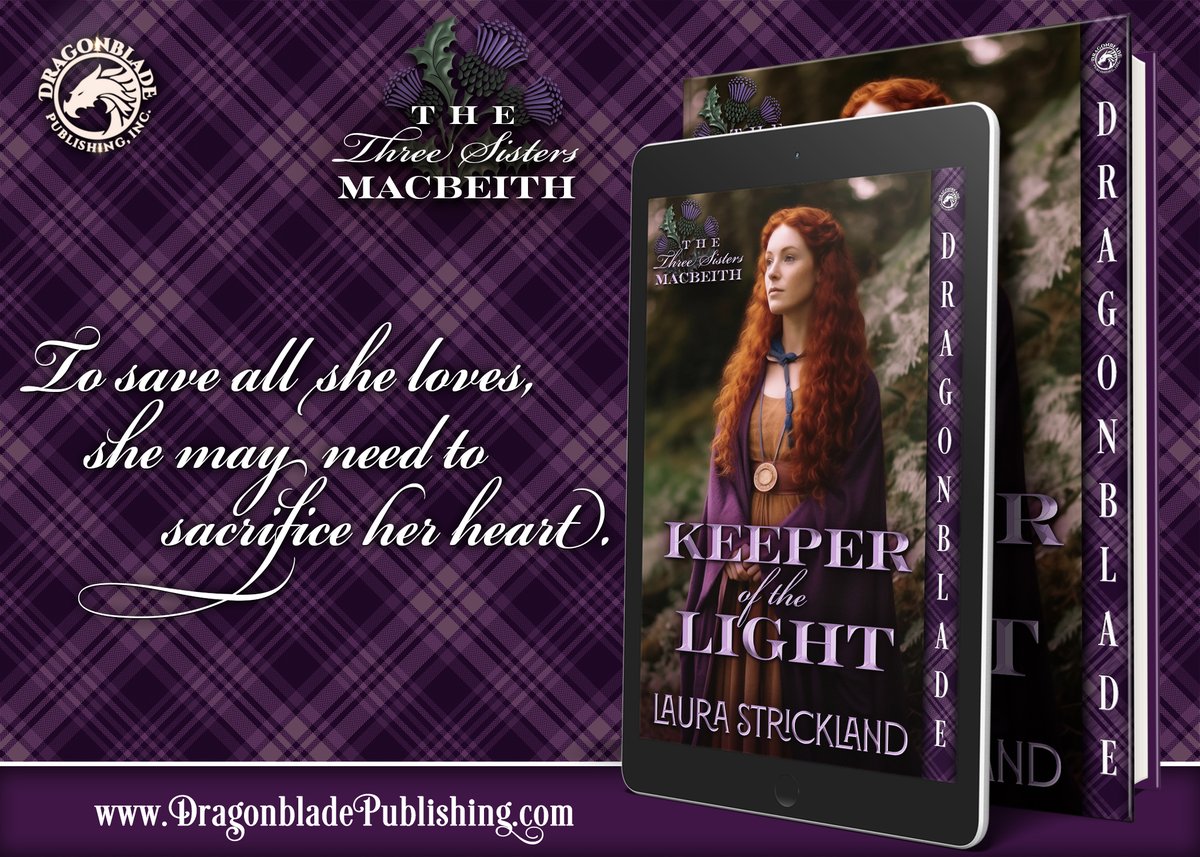 #NewRelease #Highlander #HistoricalRomance #Scottish #AHAgrp Releasing today! It's Saerla's story, Keeper of the Light. Come visit bonny glen Bronach and discover the magic of The Three Sisters MacBeith! amazon.com/Keeper-Light-T…