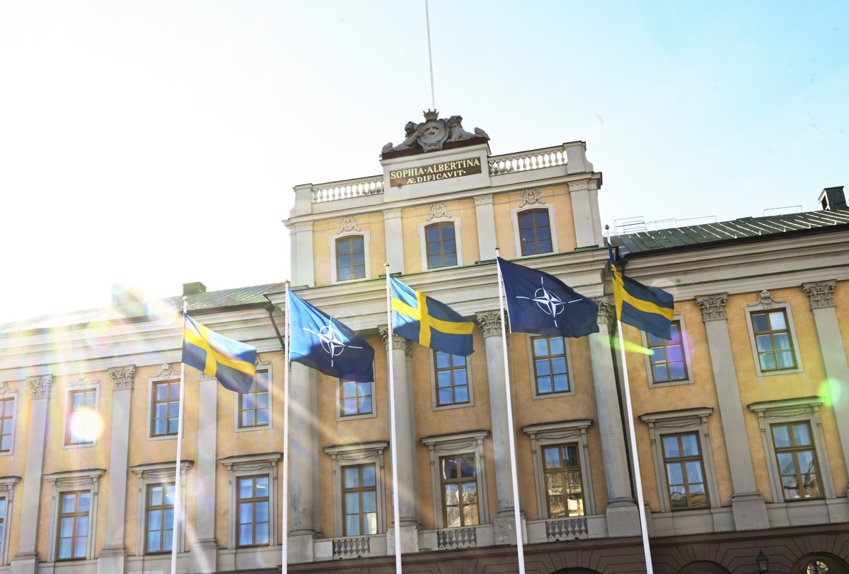 On this day, 7⃣5️⃣ years ago, #NATO was founded. To gain security - but also provide security - Sweden has joined as proud 32nd member. Within NATO and also here at the UN, Sweden will strive for unity, solidarity & burden-sharing. #WeAreNATO #StrongerTogether #NATODay