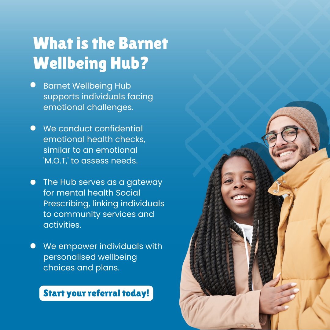 Whether you’re feeling a little unsure about yourself or struggling with your #MentalHealth and #EmotionalWellbeing, the Barnet Wellbeing Hub is here to help you! You can find out more about how to access the Wellbeing Hub on our website: loom.ly/PgX2oY8