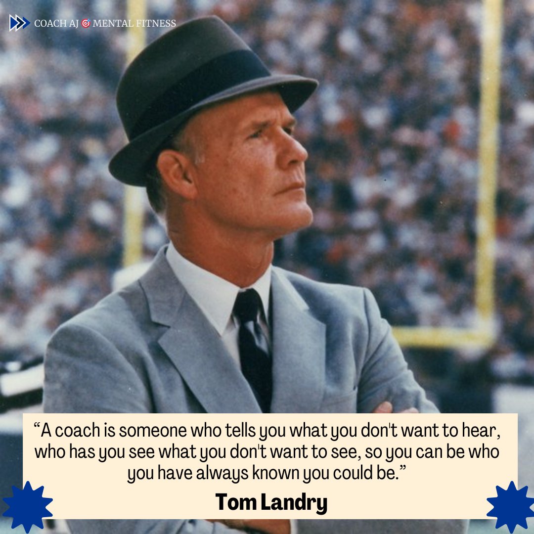 Tom Landry said, 'A coach is someone who tells you what you don't want to hear, who has you see what you don't want to see, so you can be who you have always known you could be.' The best coaches are excellent leaders. 7 Coaching Habits of Great Leaders [Thread] 🧵