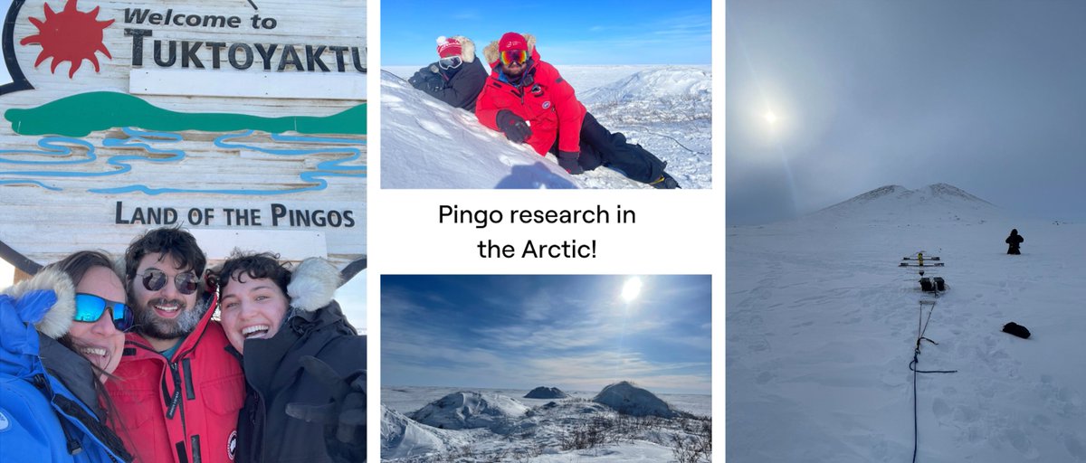 'This is a NASA-funded grant to understand how pingos form and evolve, both as analogs for features we see on Mars and Ceres but also as a possible future water resource for Astronauts on Mars.' @CornellCAS -EAS Prof. Britney Schmidt with a field report from the Arctic