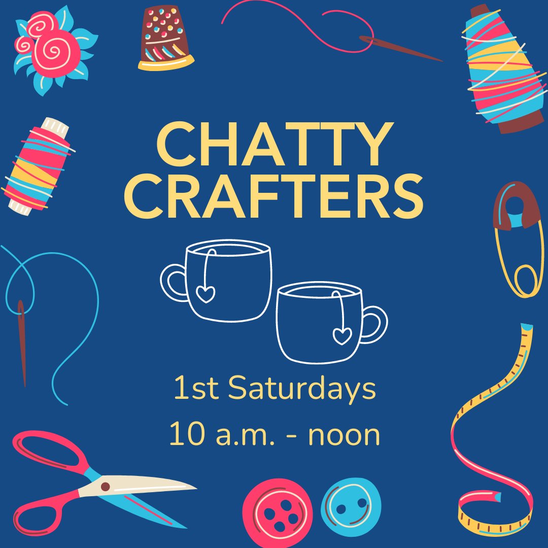 stbarnabashemel's tweet photo. Come and join the creative haven that is Chatty Crafters.
๐
Every 1st Saturday of the month
๐ 10 a.m. - noon
๐ In the lobby
Where art, friendship, and community intertwine to create a beautiful tapestry of creativity! ๐จโจ
#Community #LoveAdeyfield https://t.co/1c8o2r6qen