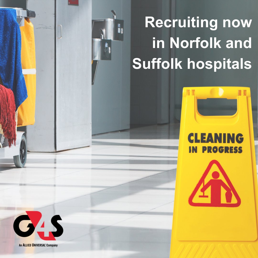 We are looking to recruit an experienced Cleaning Supervisor to join our team based at Hellesdon Hospital, Norfolk, Norwich. To apply and for more information, please click on the link below; careers.g4s.com/en/jobs/cleani… #G4S #FM #FMjobs #Norwich