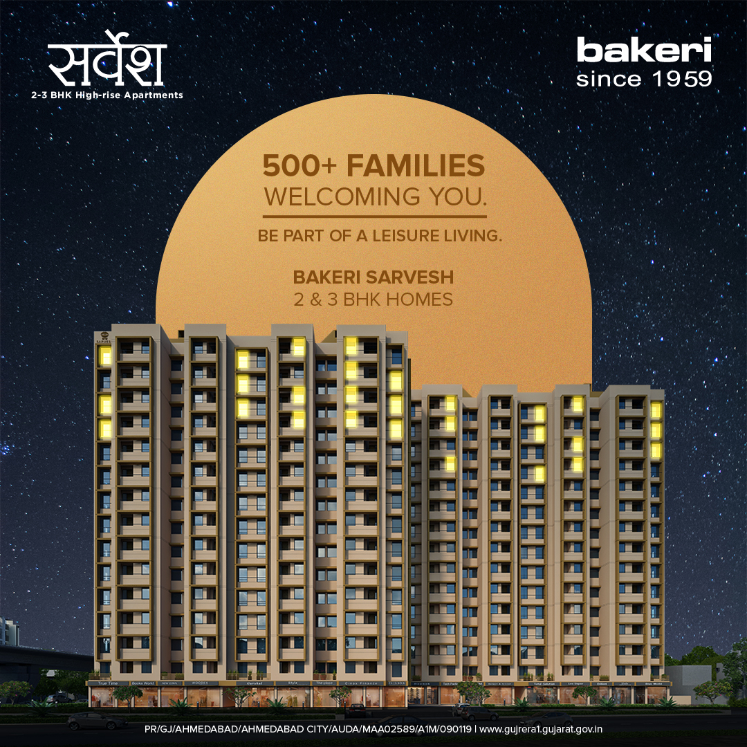 bakerigroup's tweet photo. With over 500 families enjoying quality lifestyles, we welcome you to Bakeri Sarvesh; book your place now.

#Bakeri #ahmedabad #Luxury #residential #home #premium #investment https://t.co/zKegBfyn5P