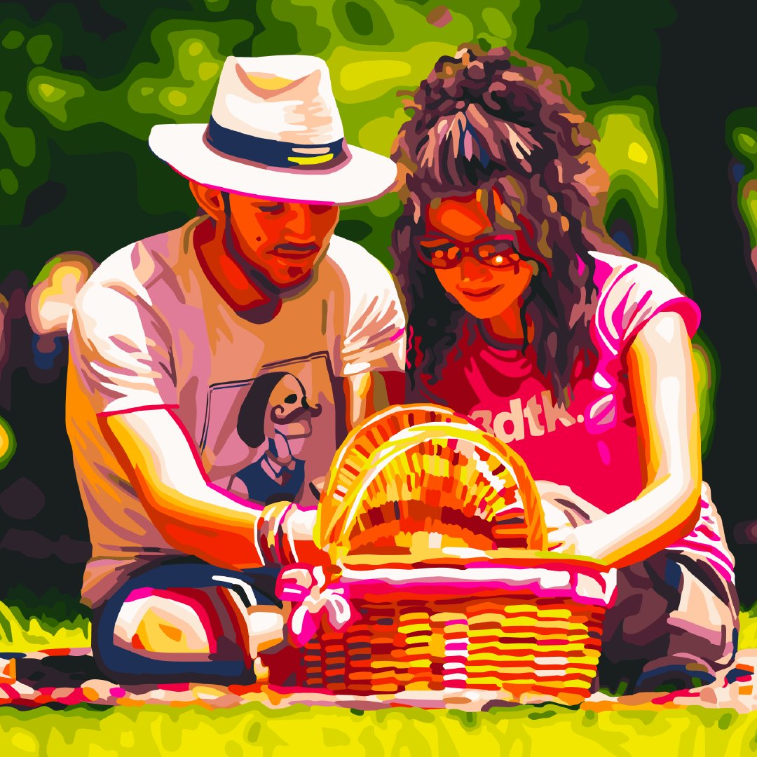 April Coloring - Oil Painting tweet media