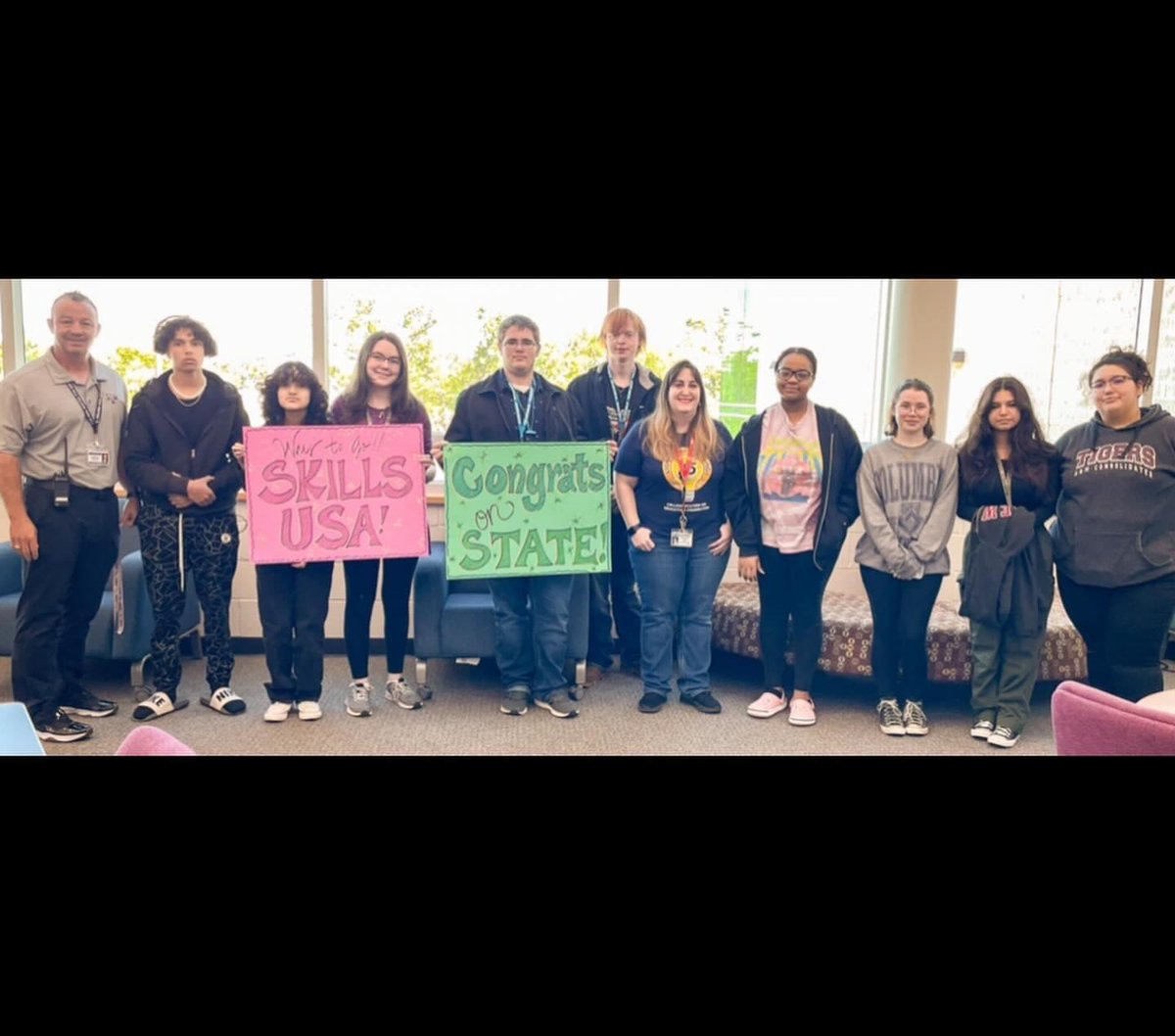 csouthard96's tweet image. We celebrated the SkillsUSA members who will compete at State in Corpus Christi this weekend with a Walk of Champions! 
Congratulations on your hard work, and we can’t wait to see how you do!
#successcsisd #cvhstwolves @CSISD