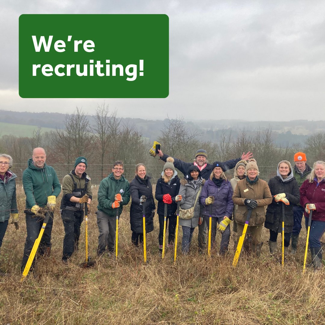 Our @SurreyHillsSoc are recruiting a Project Officer for their National Heritage Lottery Funded project 'Growing Together: Inclusion and Conservation in the Surrey Hills'! More info & apply surreyhills.org/job/project-of…