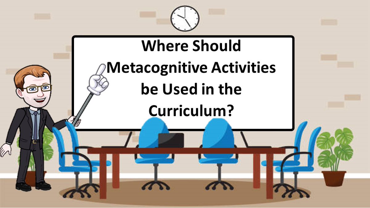 Where Should Metacognitive Activities be Used in the Curriculum? teachlikeahero.co.uk/blog/f/where-s… via @teacherchalky1 #EduChat #TeachingTips #ClassroomIdeas #TeacherLife #Pedagogy #TeacherPD