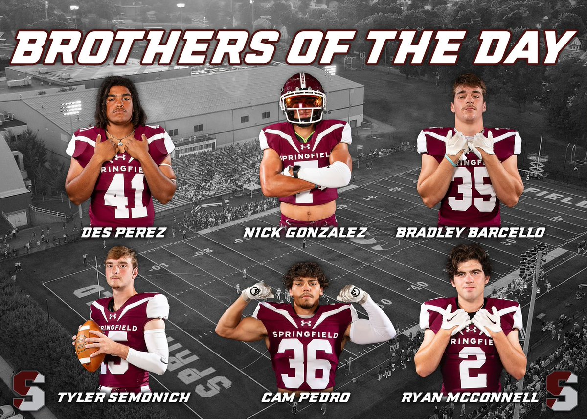 Congratulations to Des, Nick, Bradley, Tyler, Cam, and Ryan for EARNING Brothers of The Day for our last practice‼️ These guys competed every single rep and showed great Attitude and Effort‼️🔻 #BOTD #LTBR