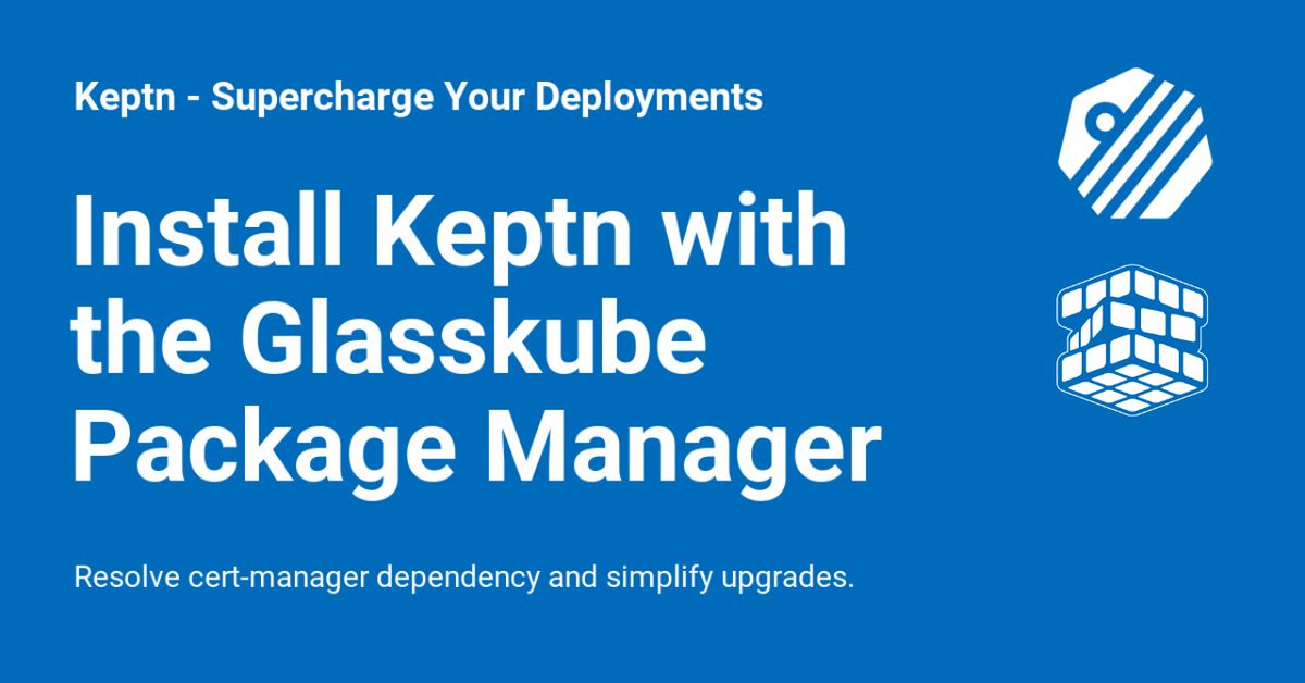 🎉 Keptn is now available via the @glasskube Package Manager! 🎉 Simplify dependency handling & automate updates ensuring that @keptnProject seamlessly stays up-to-date within your cluster. Check out our blog for more details: keptn.sh/stable/blog/20…