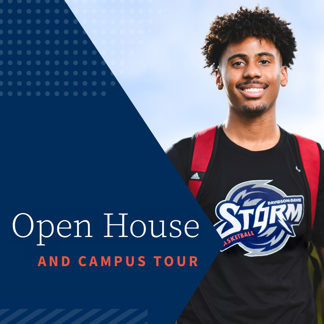 Join us for our Davie Campus Open House (April 23) or Davidson Campus Open House (April 27) to discover the amazing opportunities waiting for you at Davidson-Davie Community College! Don't miss out...learn more and register now at openhouse.davidsondavie.edu #TheFutureIsHere