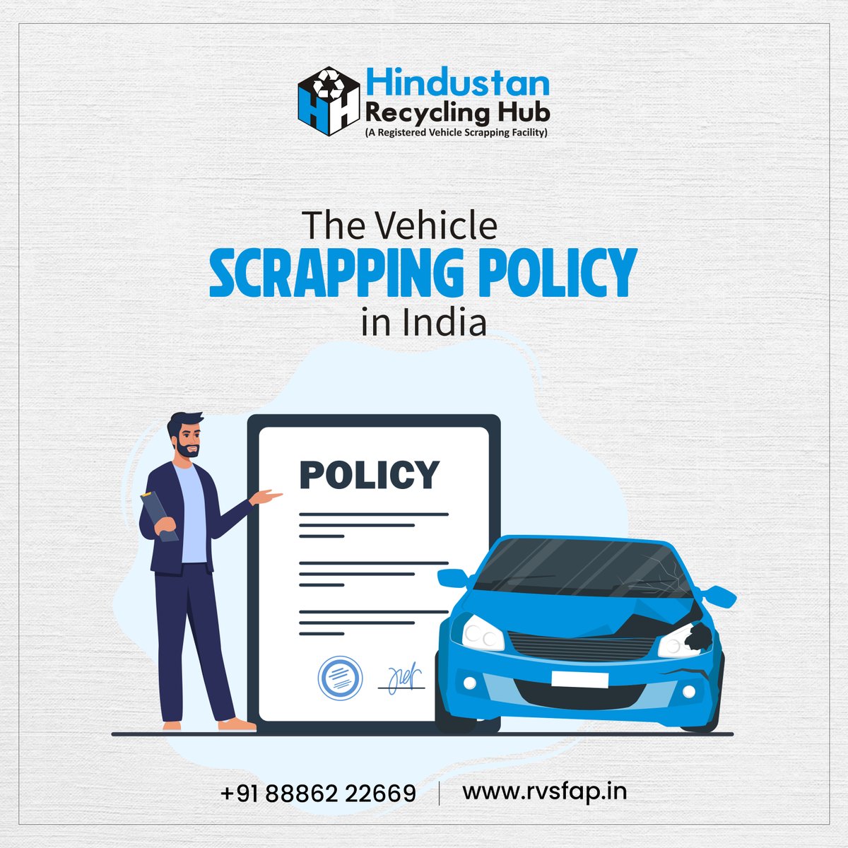 HindRecycleHub's tweet photo. The Vehicle Scrapping Policy In India Aims To Promote A Greener Future By Deregistering And Scrapping Older Vehicles. 

Visit https://t.co/712KGSC94z
Call: +91 88862 22669

#hindustanrecyclinghub #vehicles #policy #vehiclespolicy #oldvehicles #greener #enviroment #andhrapradesh https://t.co/9JBfjrwKoL