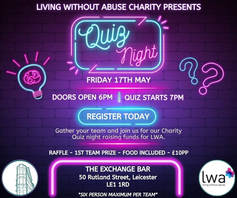 DON'T MISS OUR LWA QUIZ NIGHT! Join us at The Exchange Bar, Leicester, on Fri 17 May to test your knowledge and be crowned the LWA Quiz Champion of 2024! Teams of 1 - 6 people. Tickets £10pp inc food. REGISTER TODAY: register.enthuse.com/ps/event/LWACh…