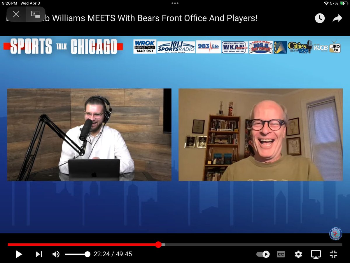 Always a pleasure talking Chicago sports with @JonZSports youtube.com/watch?v=yR9Fuu…