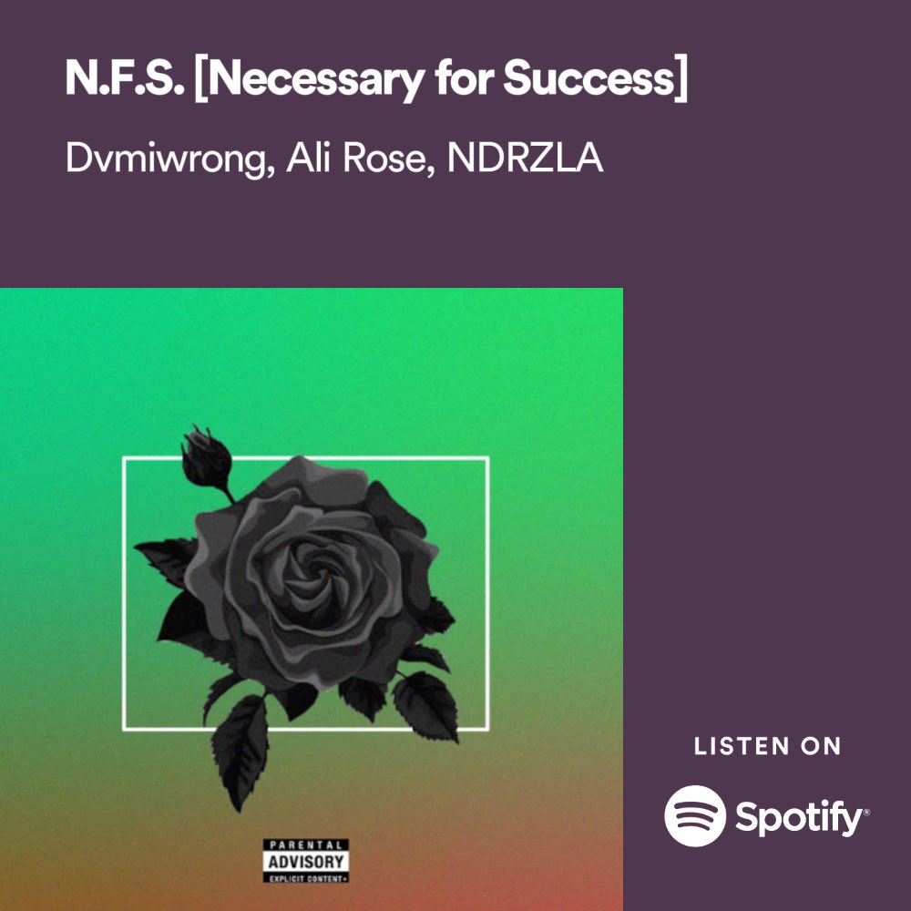 Me, <a href="/AliRoseInPurple/">VendR</a> and <a href="/NDRZLA/">𓃵</a> did a ting a few years ago. 🔥🔥🔥
Still slaps
open.spotify.com/track/1G8SpnpM…