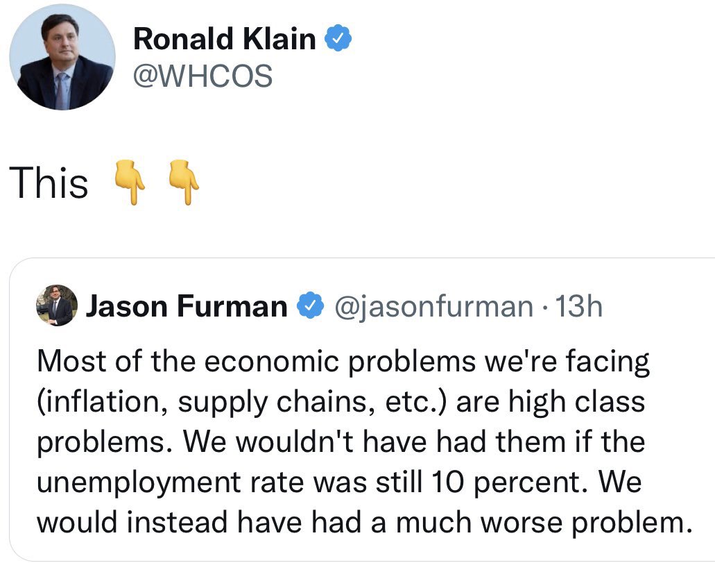 🚨FLASHBACK 🚨 In 2021 Klain dismissed skyrocketing inflation as a high class problem. It is 2024 and #Bidenflation is still a tax on every American.