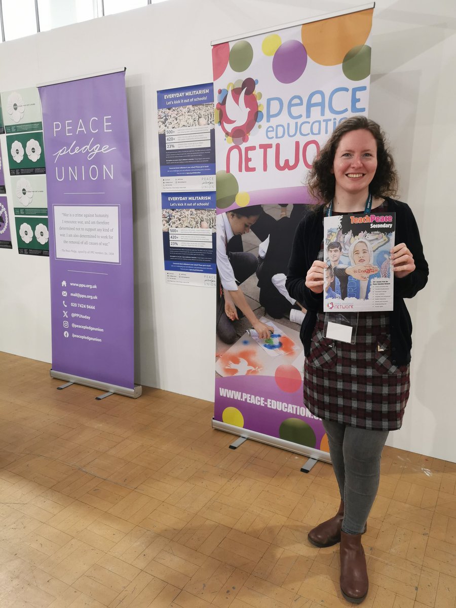 Excited to be promoting #peaceeducation with @PPUtoday at the @NEU annual conference. Have a look at the new @PeaceEdNetwork resource for secondary schools: peace-education.org.uk/teach-peace
#teachpeace #NEU2024