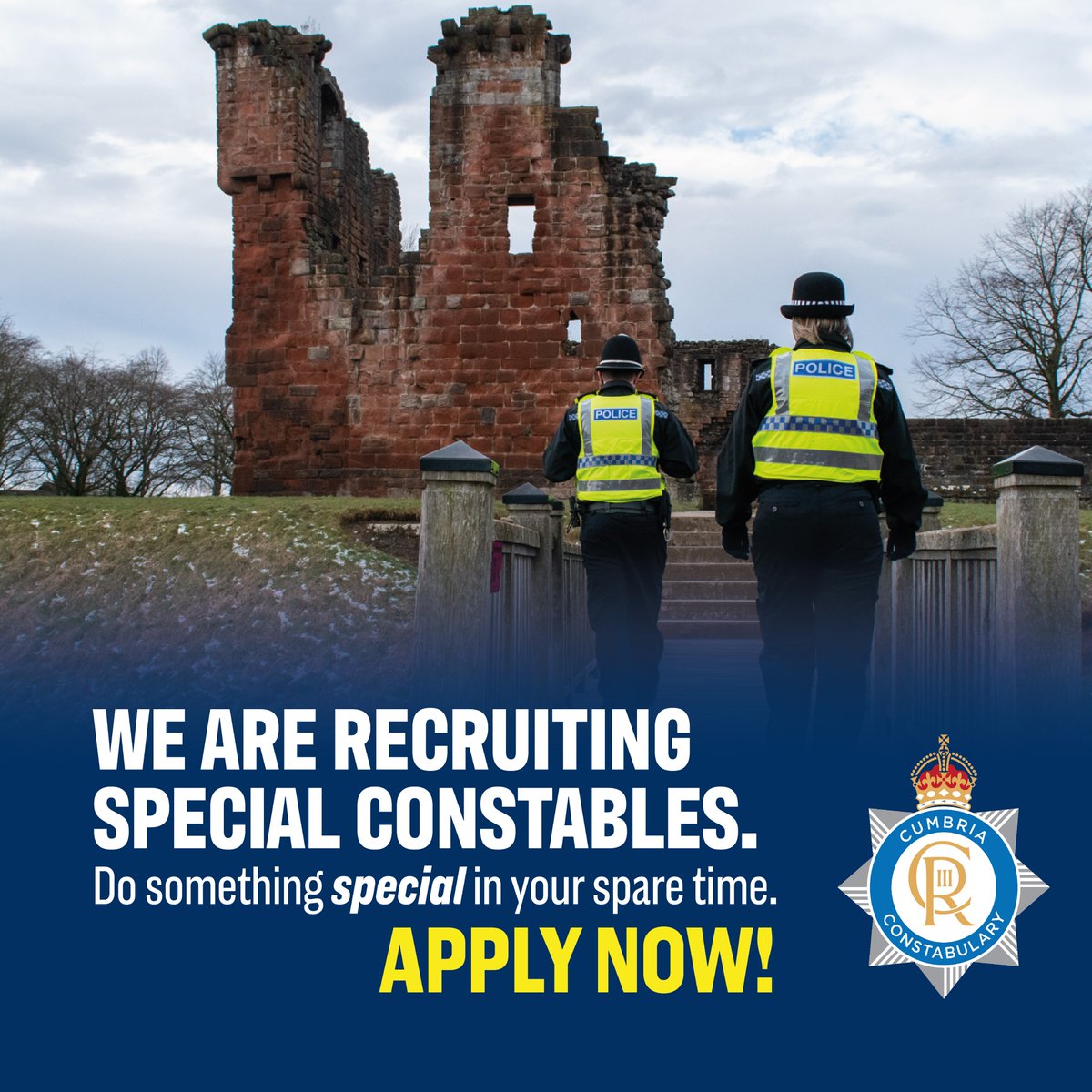 Do you want to do something special in your spare time? We are accepting applications for Special Constables in Barrow - join us in #KeepingCumbriaSafe 👮 Are you interested and want to find out more? Visit orlo.uk/jxxOb