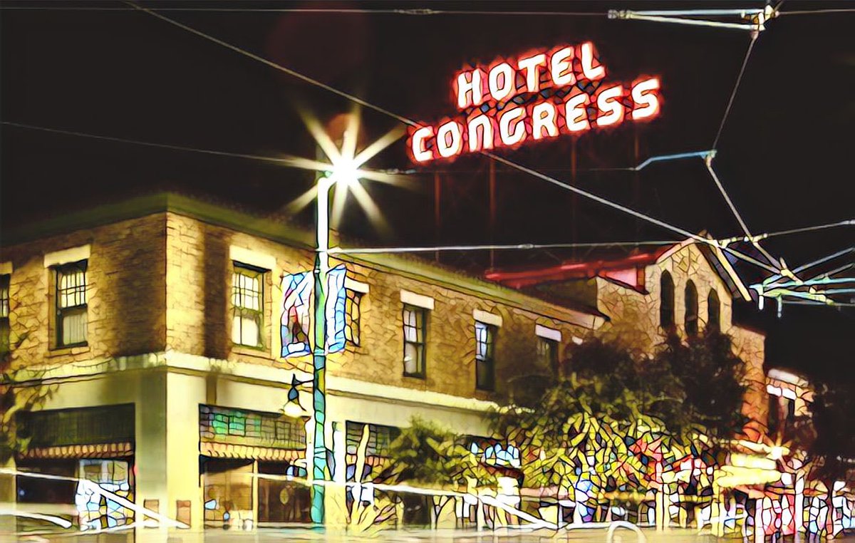 See you tonight at the Hotel Congress Plaza in Tucson AZ! There are still a few tickets available. #hotelcongress #hotelcongressplaza #rhettmiller #kenbethea #murryhammond #philippeeples #old97s #old97sshow #tuscon #old97stour