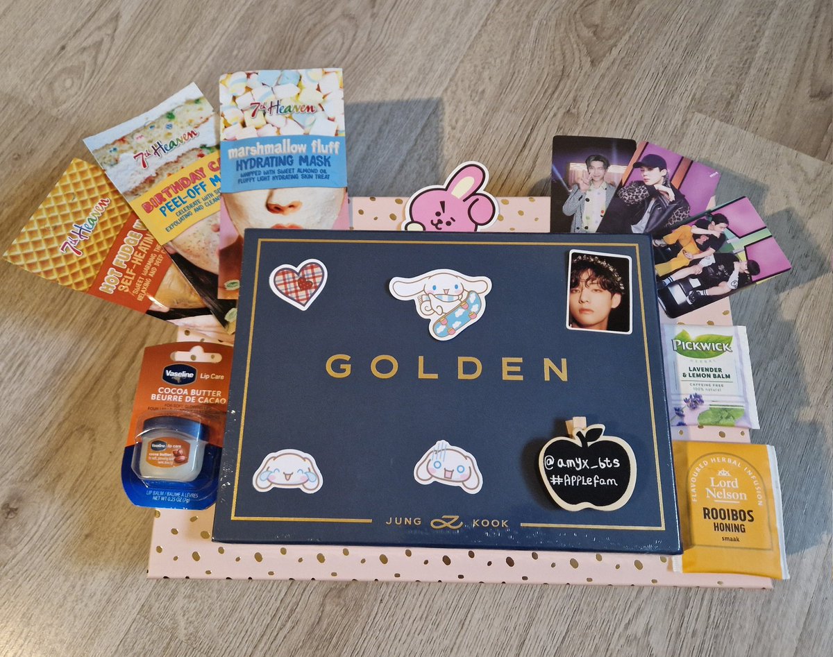 ❁ Self-care GOLDEN GA ❁

↳ Jungkook GOLDEN album + self-care items and more! ✨️ 

How to enter:
• Follow Me 
• RT to enter 
• Comment (optional) : what you like to do for self-care 💜

- World wide 🌍
- Ends on the 18th of April