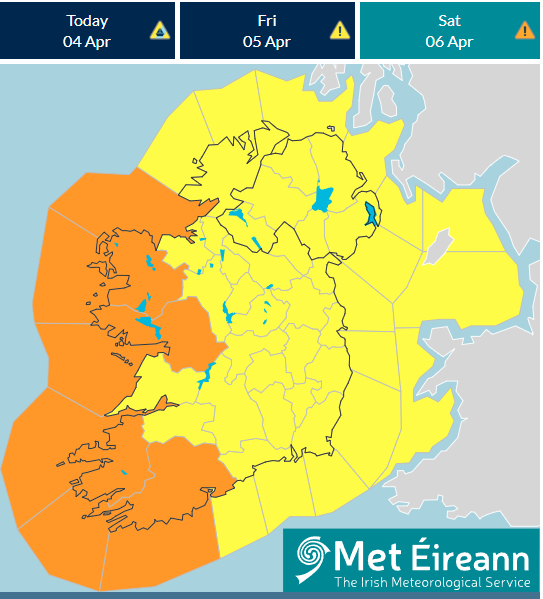 MetEireann tweet picture