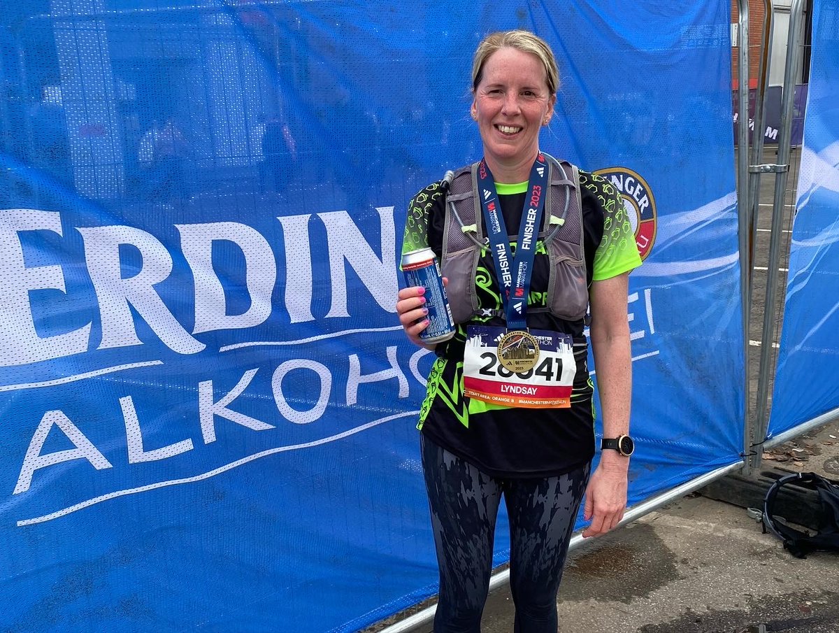 Best of luck to Lyndsay from @HowesPercival Leicester who will be running the Manchester Marathon next week in aid of @LeicesterBridge 🏃‍♀️🏃‍♀️ 'I hope that I can bring awareness amongst my colleagues, family and friends about this wonderful local charity and raise some vital funds.'