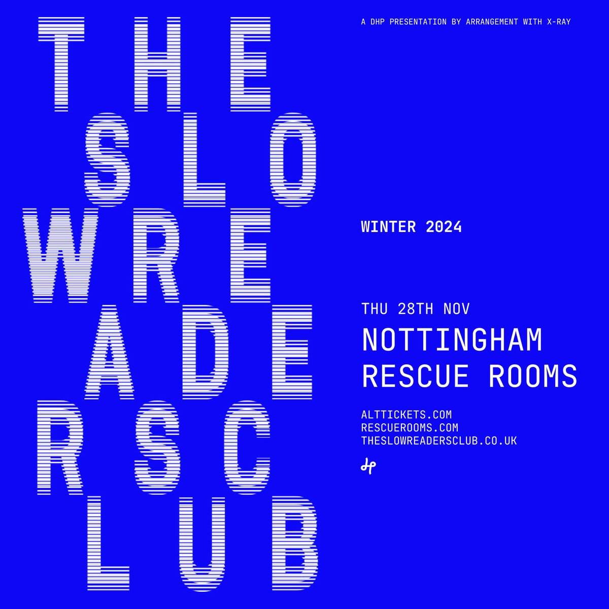 It's time... tickets are now on sale for @slowreadersclub this November! 🎟️ Get yours at tinyurl.com/aad7hwzr