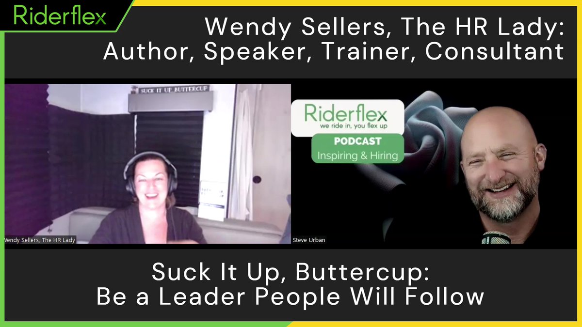 Wendy Sellers, Suck it up Buttercup: Be a Leader People Will Follow | The Riderflex Podcast
youtu.be/p66qjIBnai8
#HRInnovation #LeadershipDevelopment #TalentRetention #ManagerTraining #EmployeeEngagement #riderflexpodcast #careeradvice #entrepreneur #ColoradoRecruitingFirm