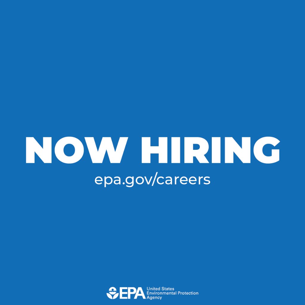 Time is running out to apply for our latest job announcement. We’re looking for a supervisory physical scientist to join our team and #BeEPA! 📈 Pay Scale: GS 15 📍 Where: Washington, DC 🖥️ Telework eligible: Yes! ⌚ Apply by 4/09 usajobs.gov/job/783871000 #jobs