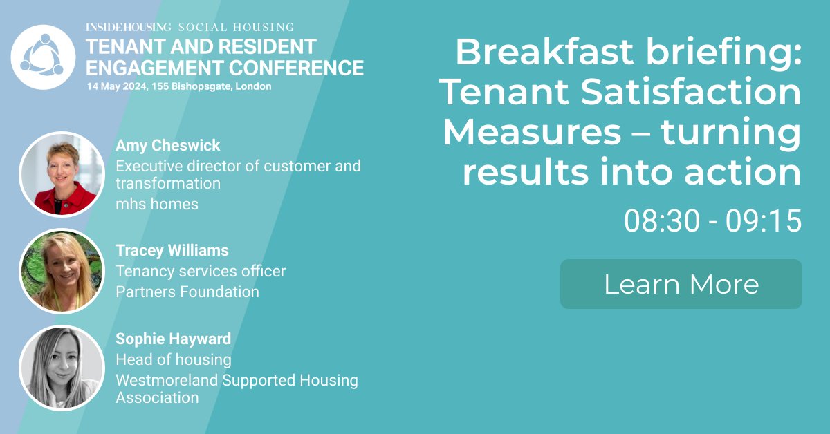 mhs homes’ Amy Cheswick will be one of the key speakers in the opening session at this year’s Tenant and Resident Engagement Conference. To find out more about the conference, visit: insidehousing.co.uk/tenant-engagem… #mhshomes #teammhs #treconf #tenantengagement #ukhousing #socialhousing