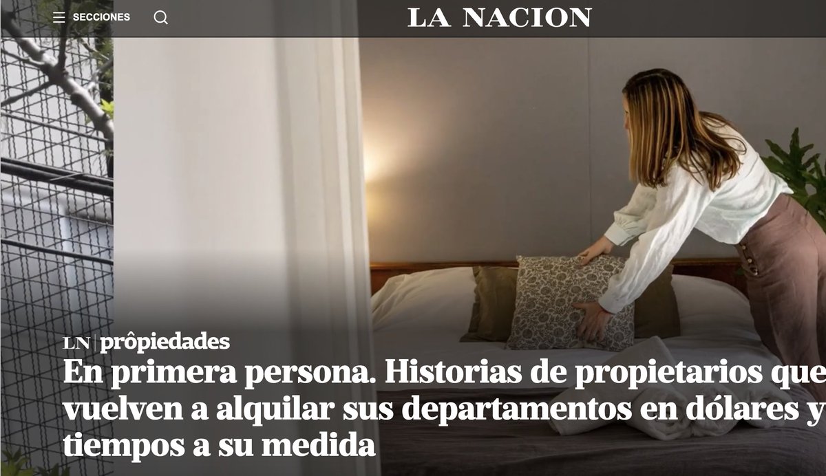 chenicoz's tweet image. La gente de La Nación es joda... nadie alquila deptos, y si de casualidad eso pasa, nadie los paga en dolares! No se que justificación hay detras de este titular... como si el diario lo dirigiera... nose... la elite argentina.