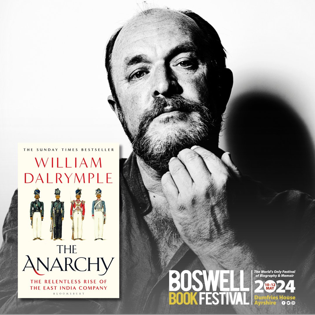 We are excited to announce that the award-winning author and historian William Dalrymple will be joining us at @bozzyfest for an exclusive appearance to talk about The Anarchy, the fourth and final volume in The Company Quartet. Join us in person or livestream this event.