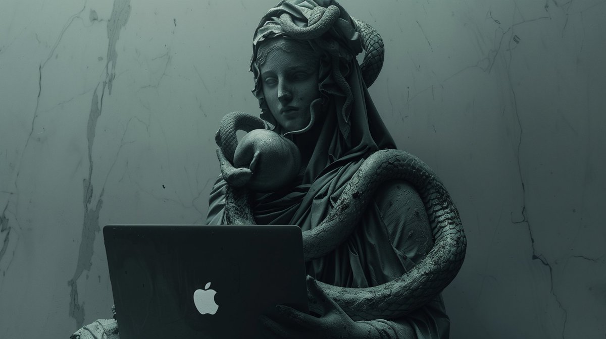 @NukroinnnNFT Serpentine Syntax
#Statuesque #ModernMythology #TechnoClassical #EternalGaze