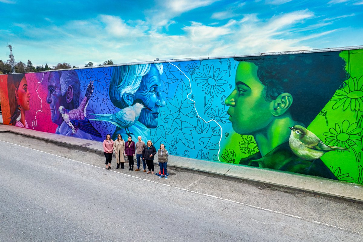 A New Mural in Monaghan Town invites the public to think about the Borders in their lives To find our the full story follow the link monaghan.ie/museum/monagha… #moretomonaghan #monaghantourism #monaghanmurals